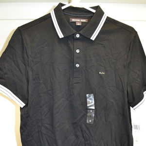 NWT Michael Kors Men's Polo Shirt Short Sleeve Siz